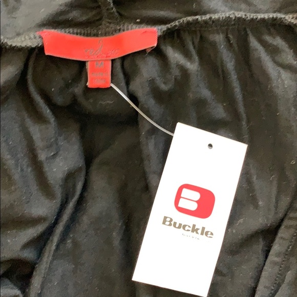 Buckle red by BKE pleated sleeve deep V top - Picture 14 of 15